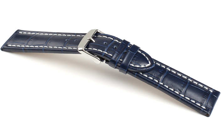 Horlogeband Kalimat WN donkerblauw | voor Tissot 