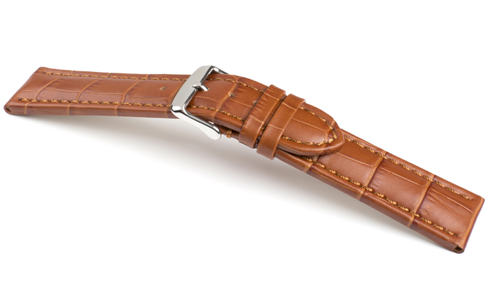Horlogeband Kalimat middenbruin | voor Tissot 