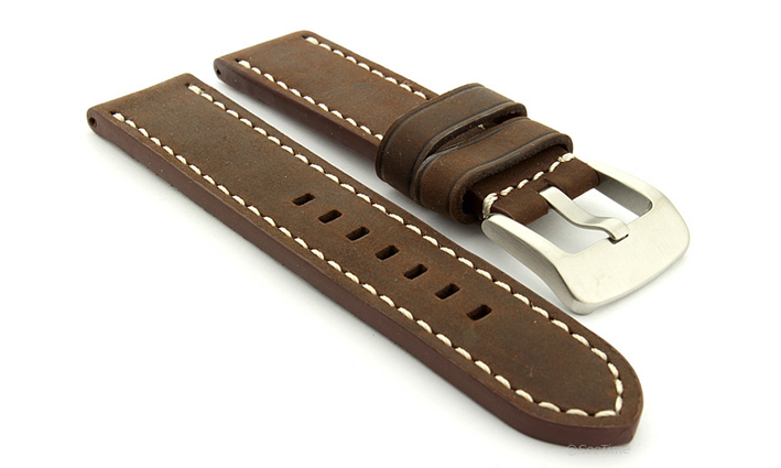 Horlogeband Terra bruin Leer De Horlogebanden Specialist