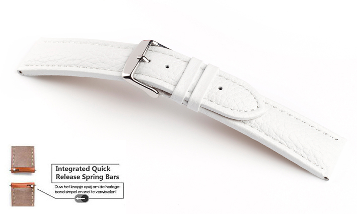 Horlogebandje Damian wit | voor Huawei Classic 