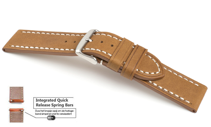 Horlogebandje Dallas cognac | voor Asus ZenWatch 