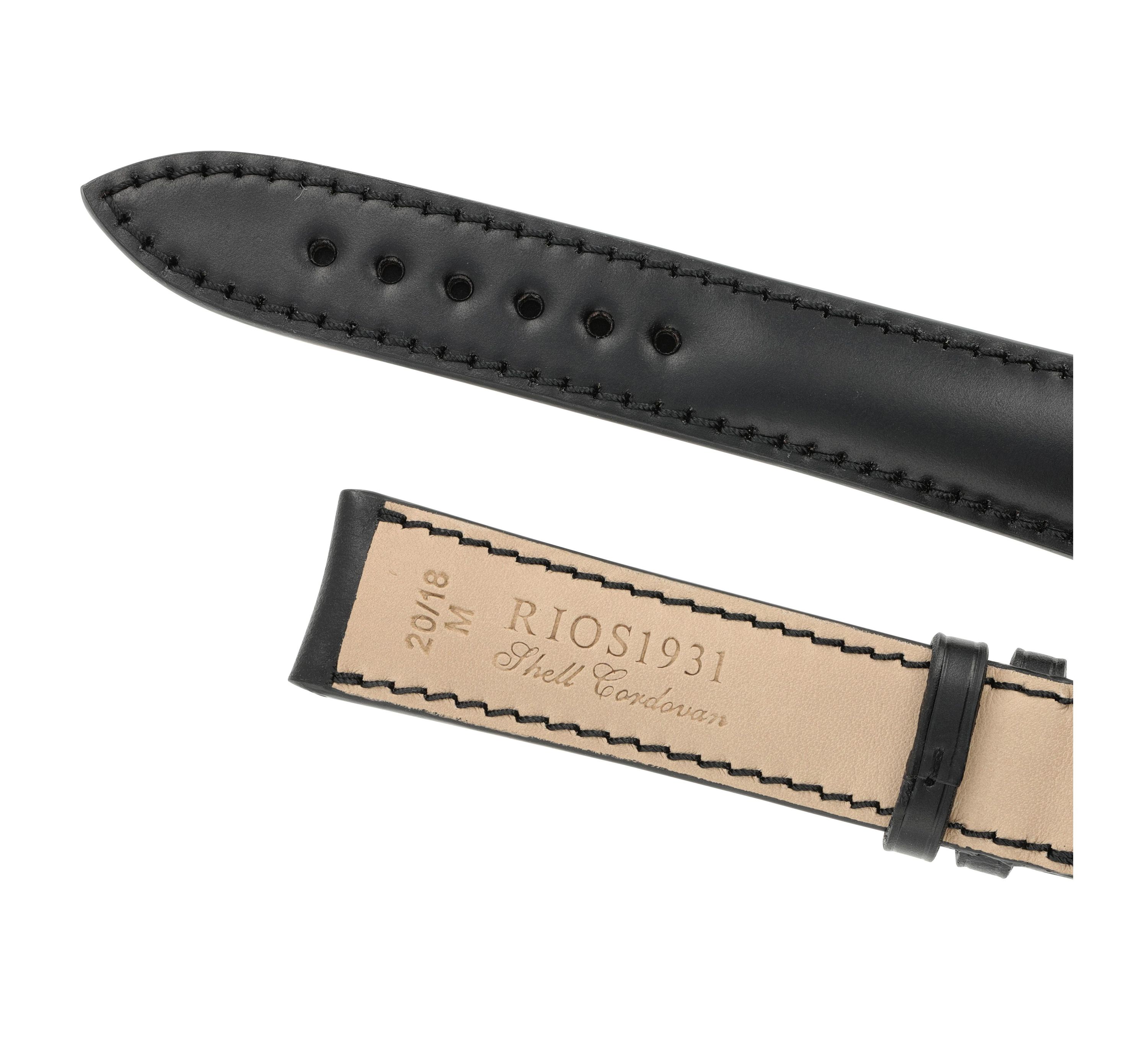 Horlogeband Chicago zwart | voor Nomos