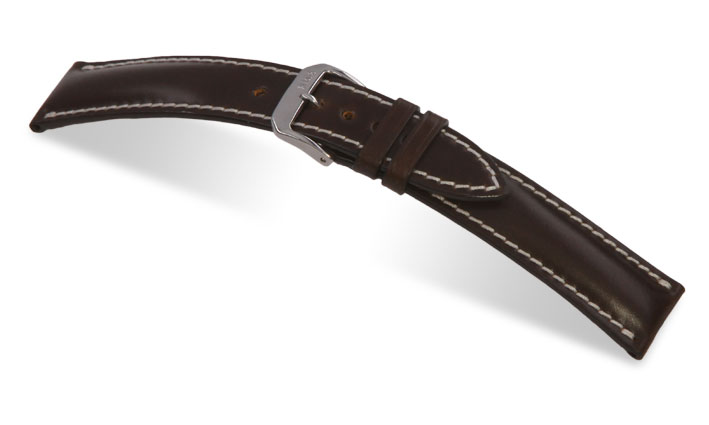 Horlogeband New York donkerbruin | voor Nomos 