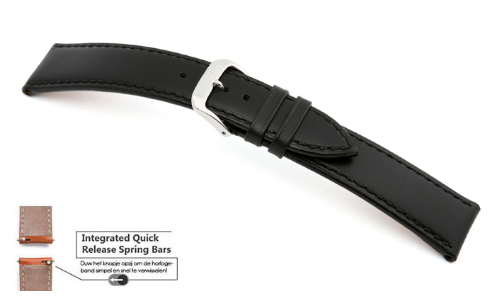 Horlogeband Samara zwart | voor Fromanteel 