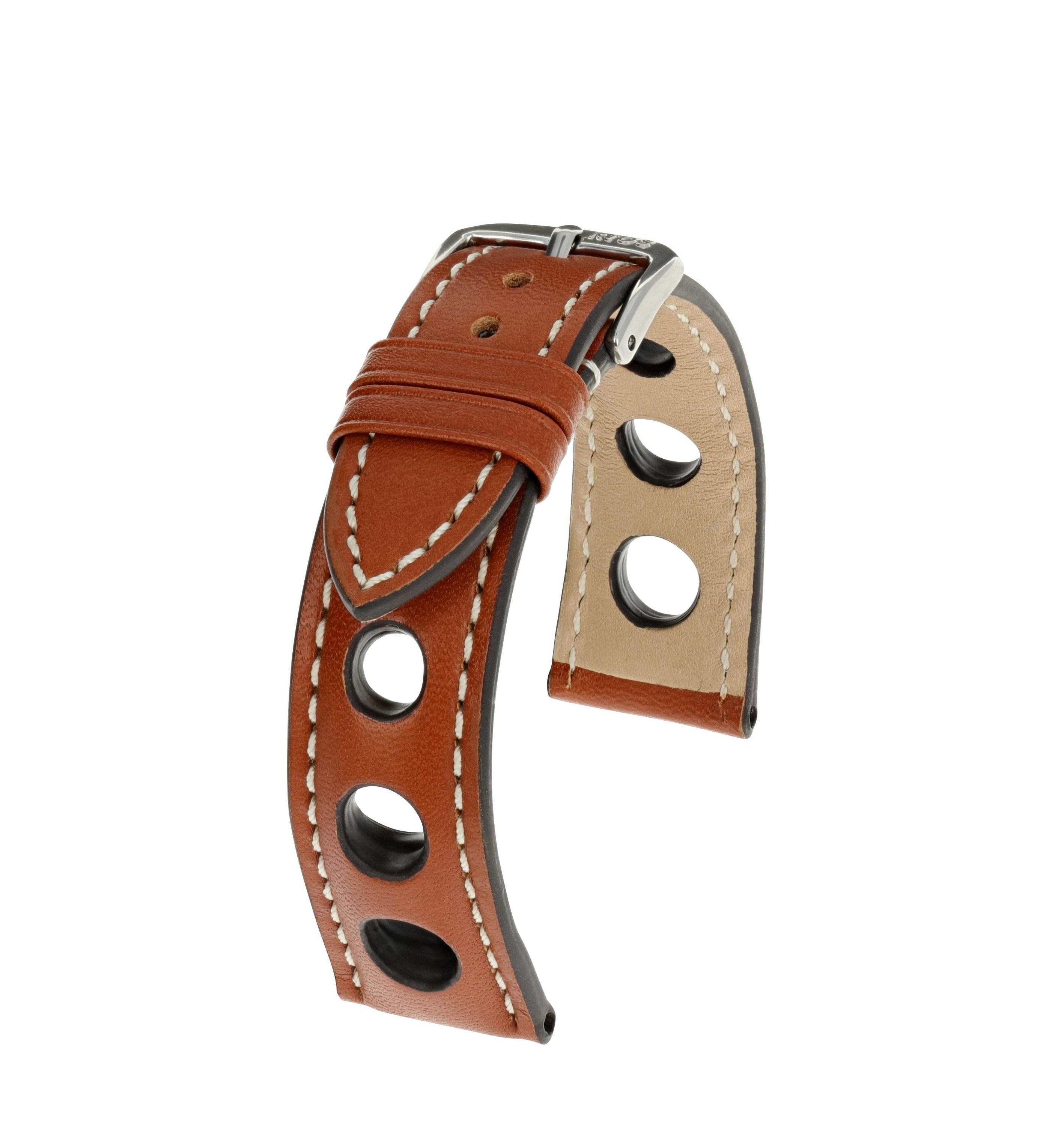 Horlogeband Kaluga cognac | voor Leer