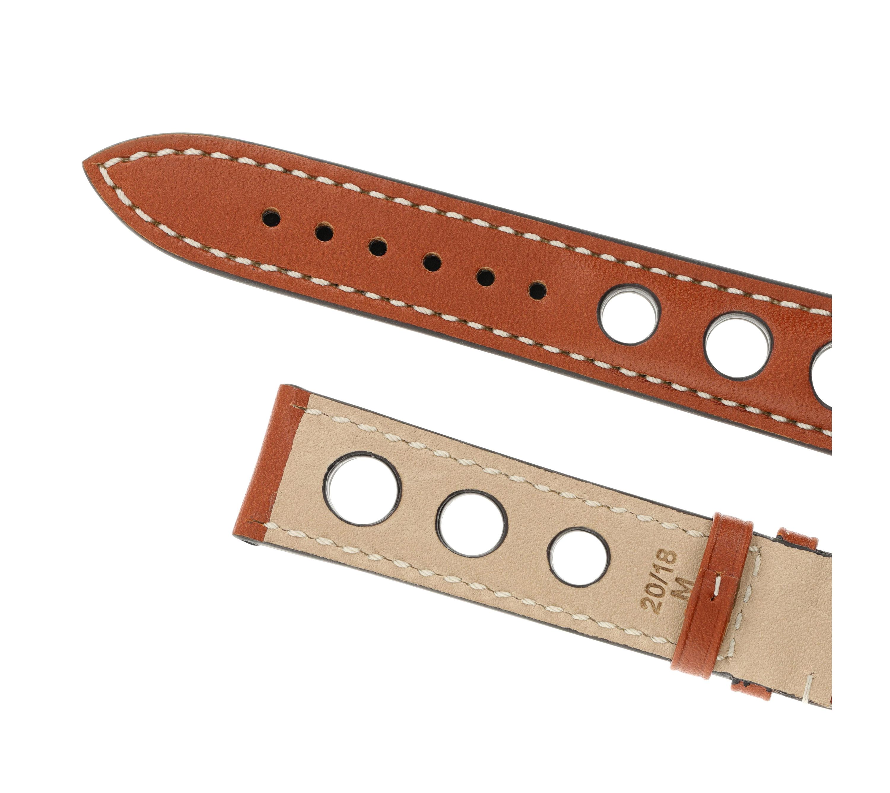 Horlogeband Kaluga cognac | voor Leer