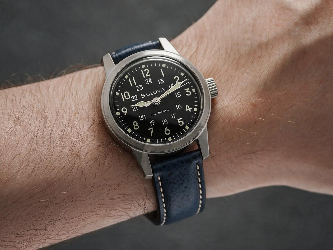 Horlogebandje Wave donkerblauw | passend voor Breitling