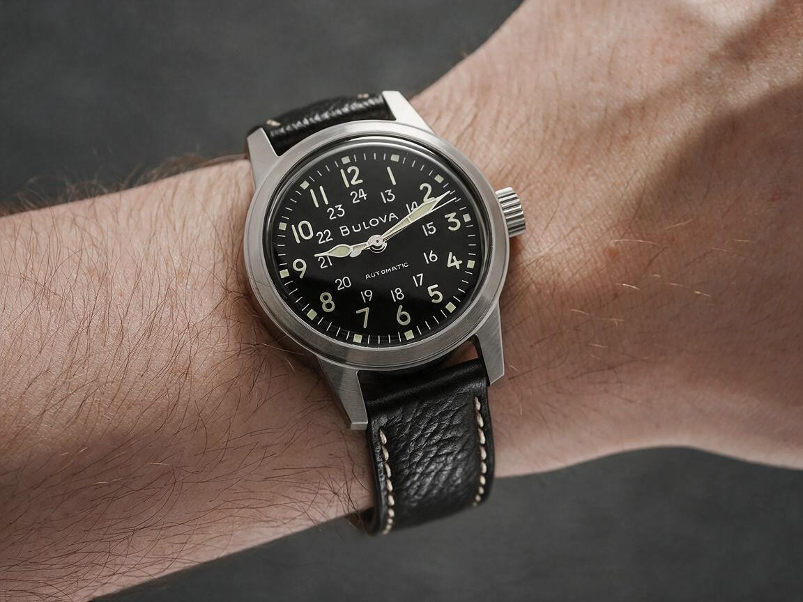 Horlogebandje Wave zwart | passend voor Breitling