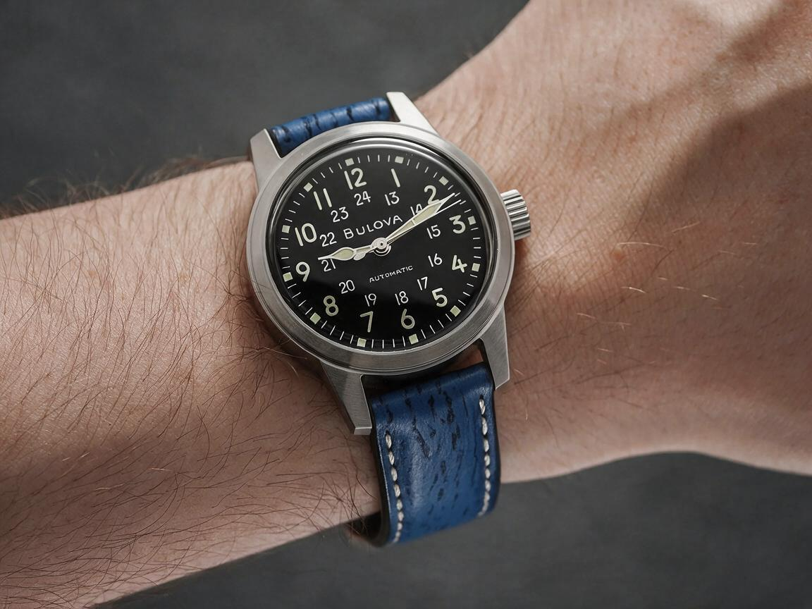 Horlogebandje Wave royalblue | passend voor Breitling