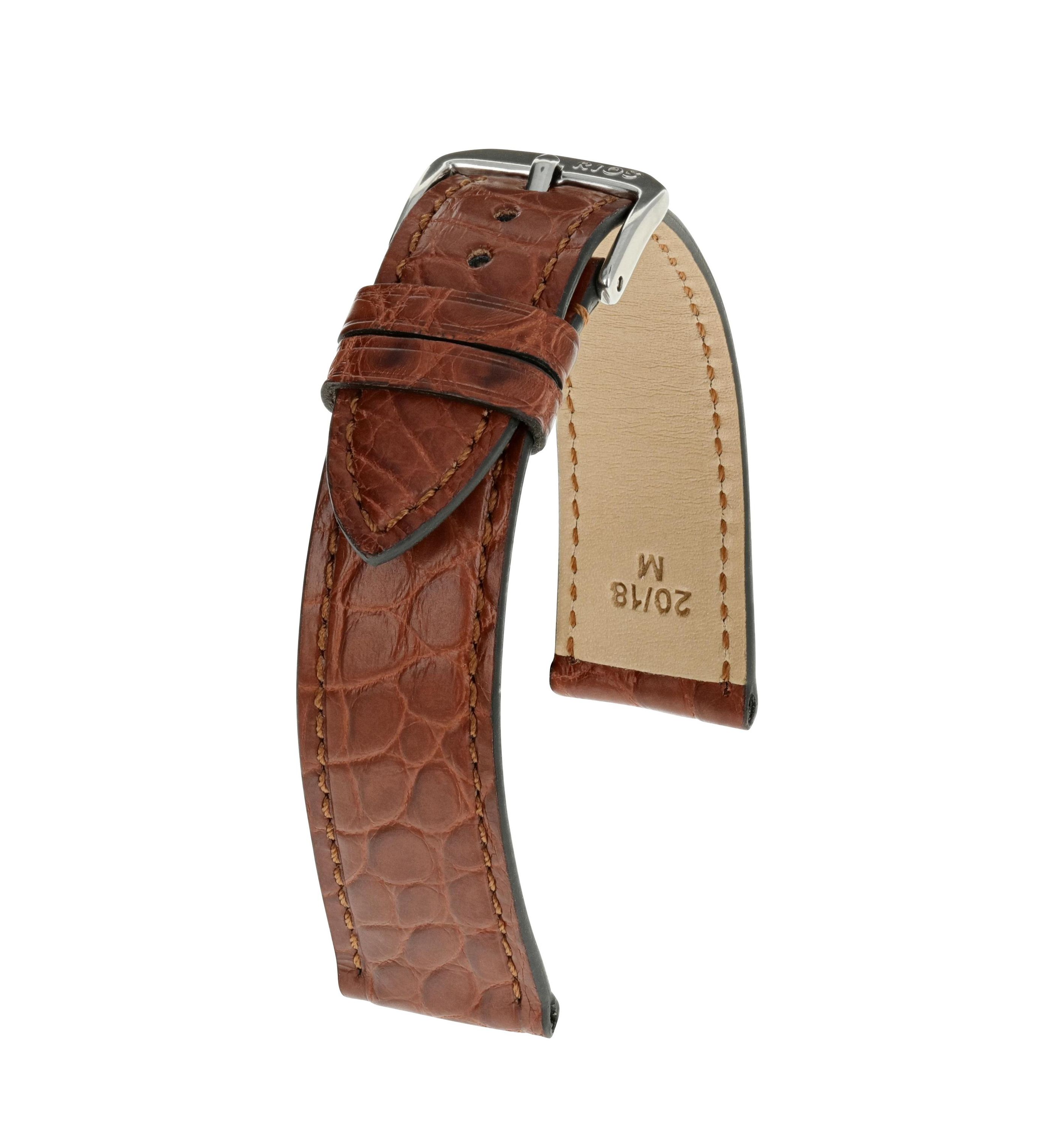 Horlogeband Prestige mahagoni | passend voor Frederique Constant