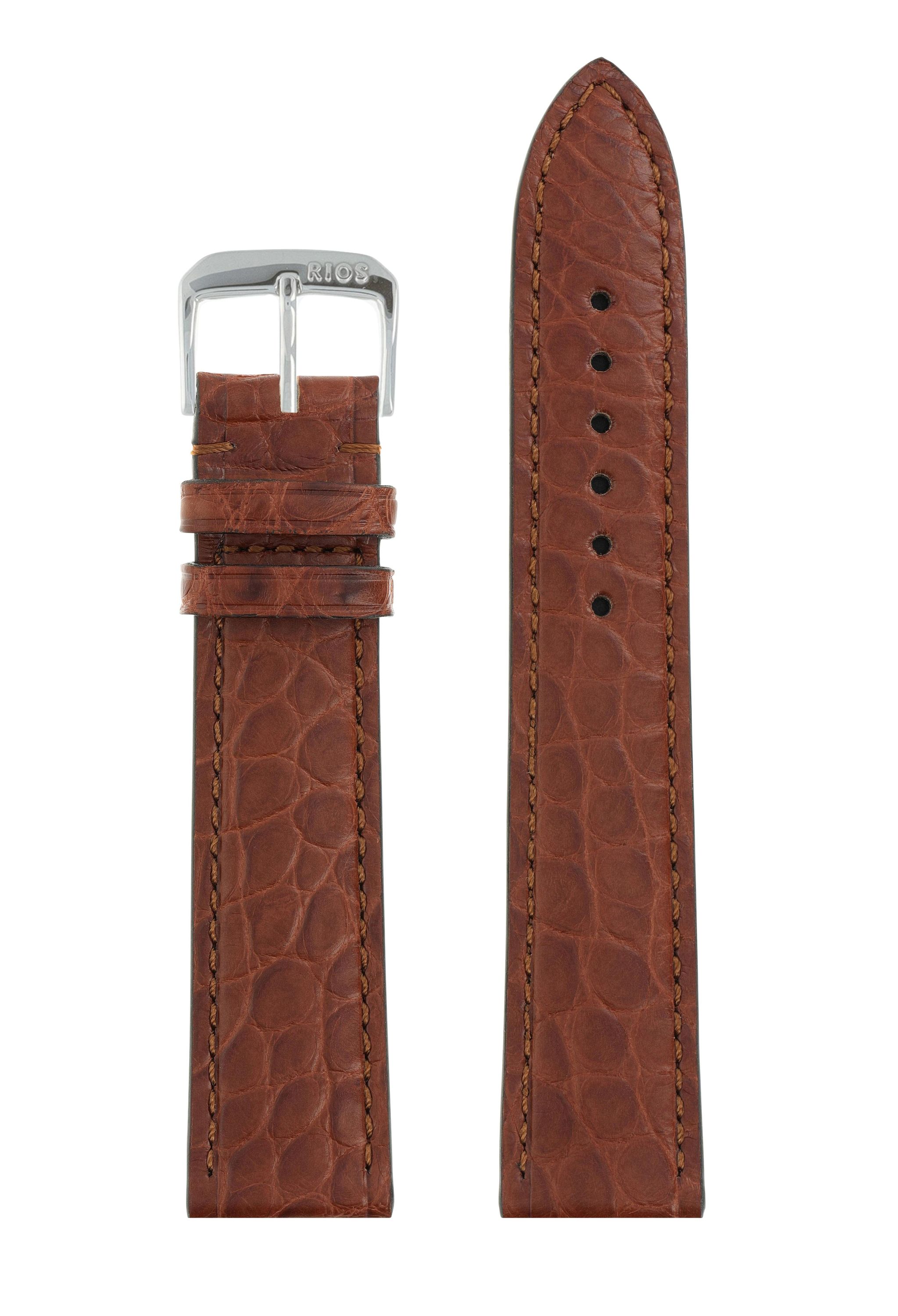 Horlogeband Prestige mahagoni | passend voor Frederique Constant