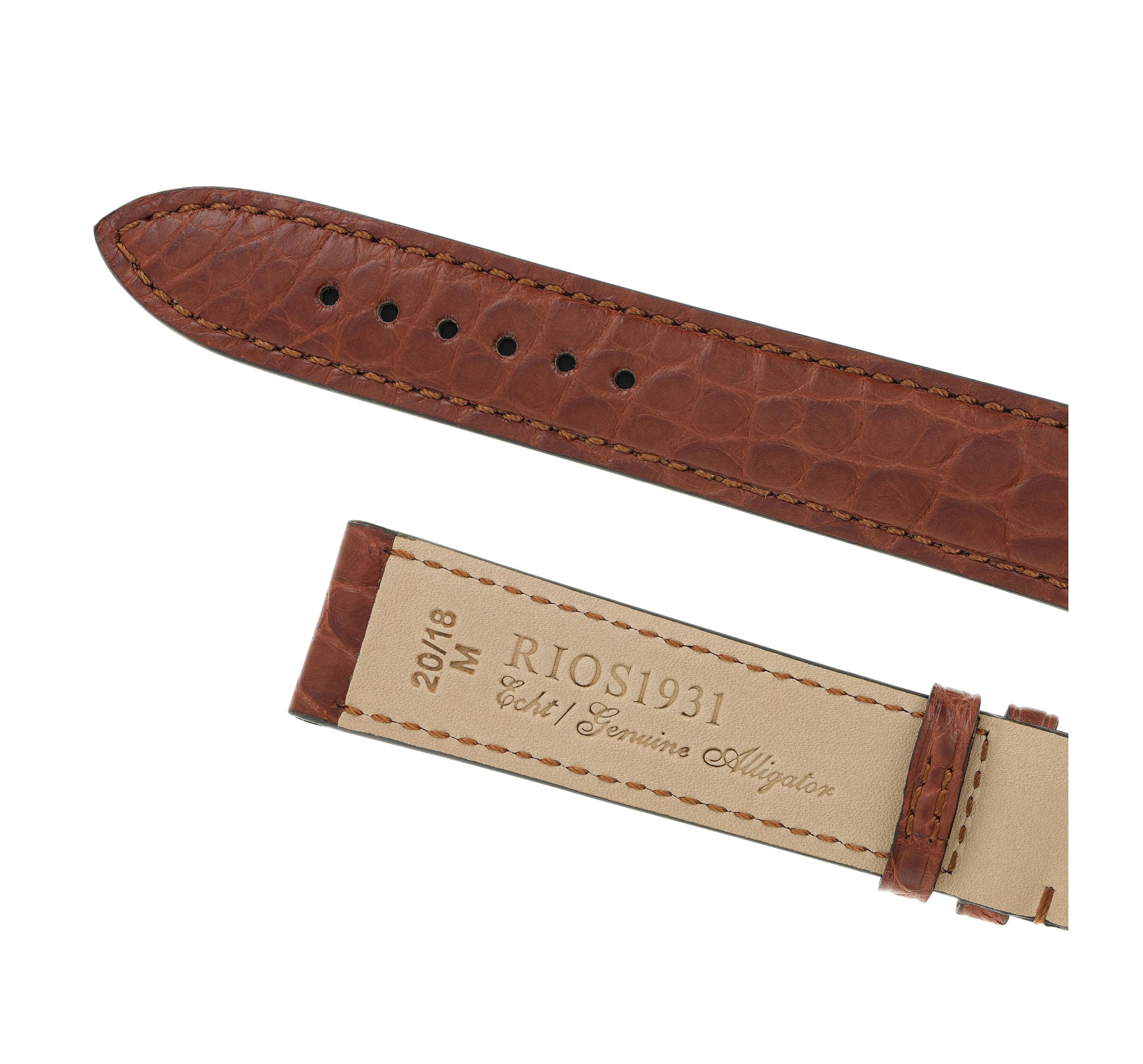 Horlogeband Prestige mahagoni | passend voor Frederique Constant