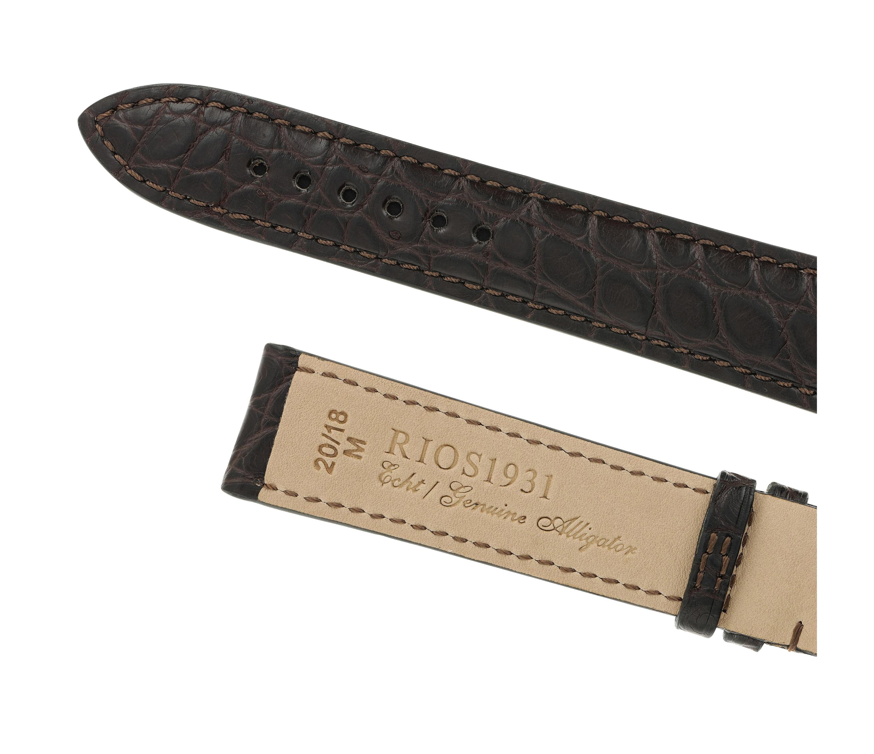 Horlogeband Prestige donkerbruin | passend voor Breguet