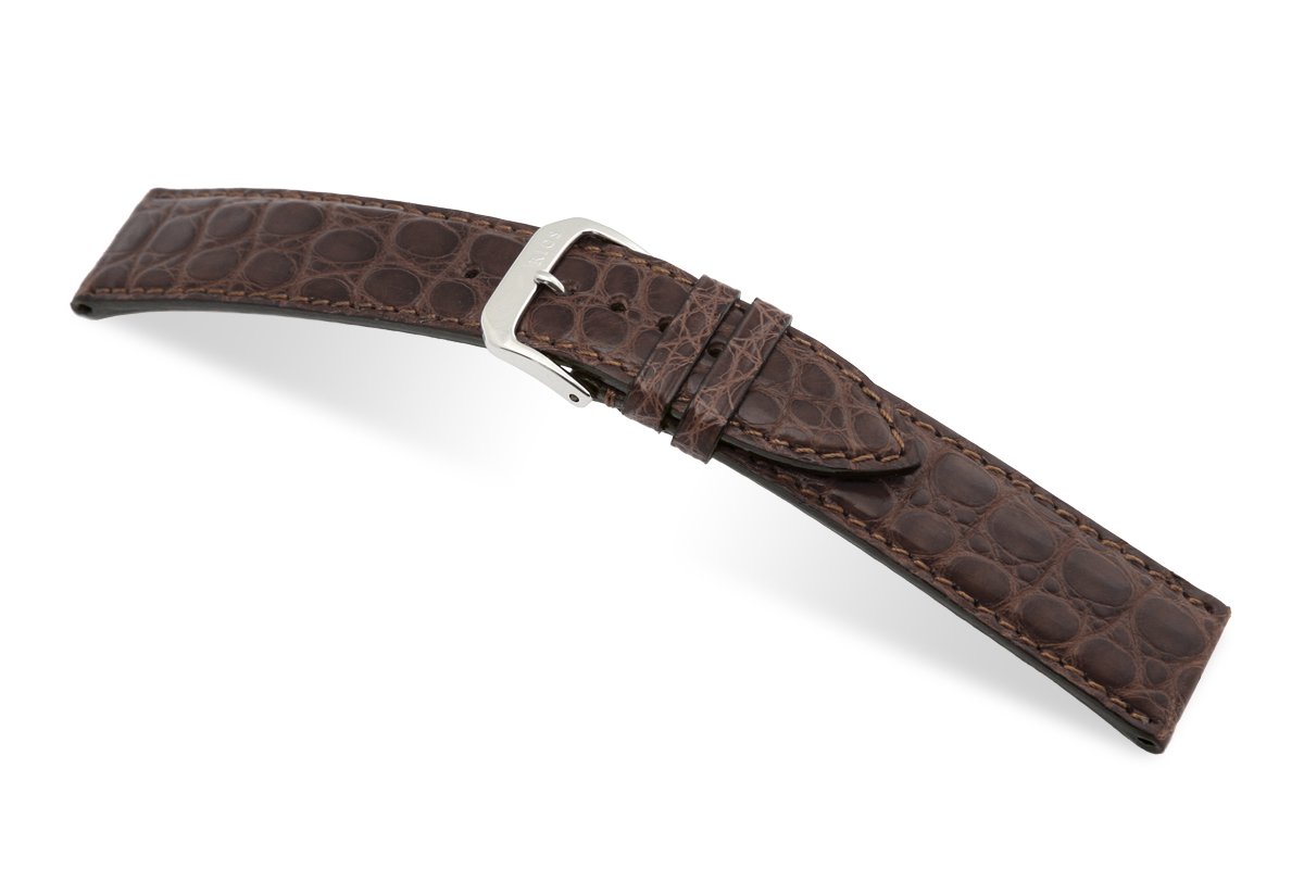 Horlogeband Prestige donkerbruin | passend voor Longines 