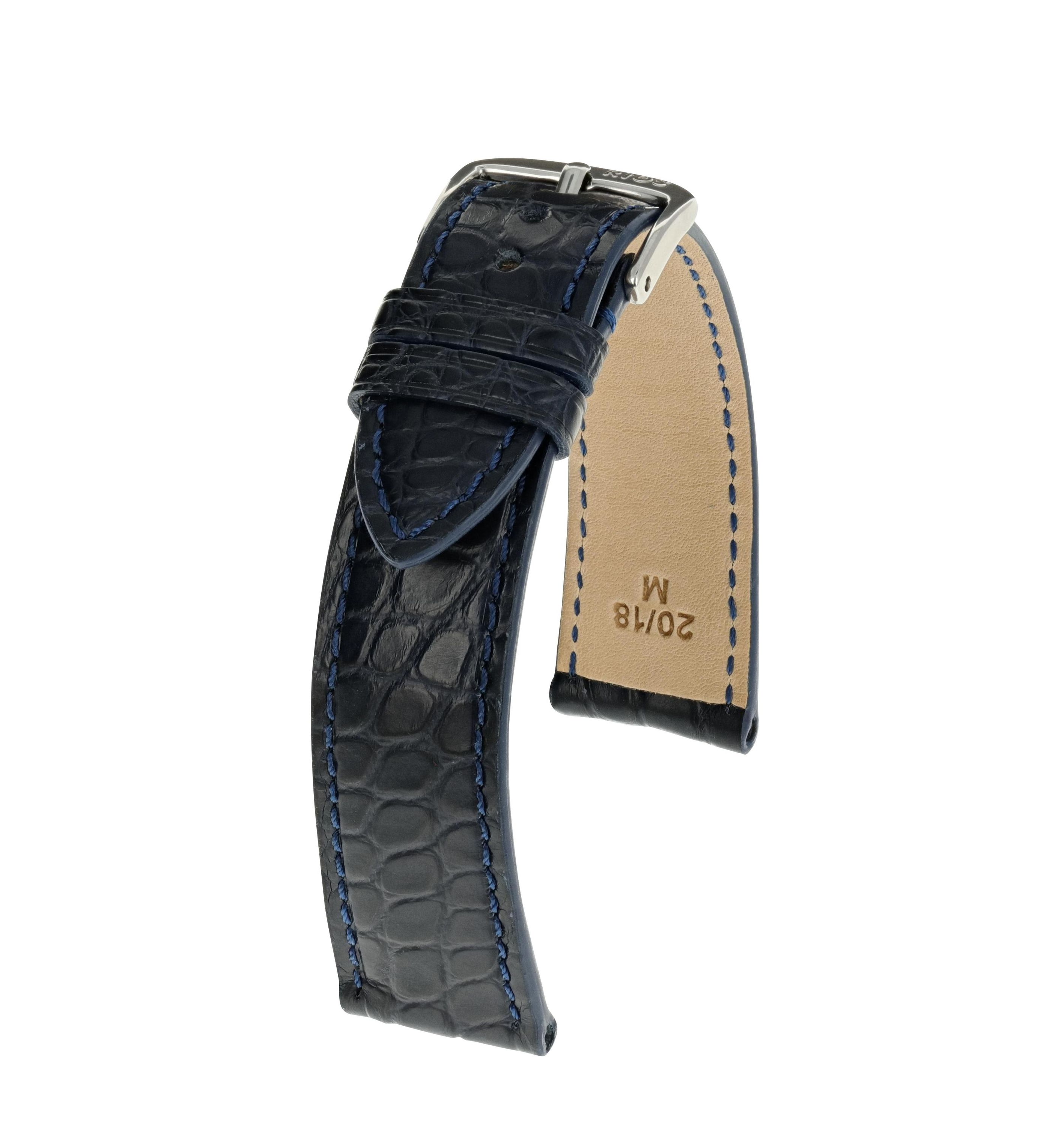 Horlogeband Prestige donkerblauw | passend voor Zenith