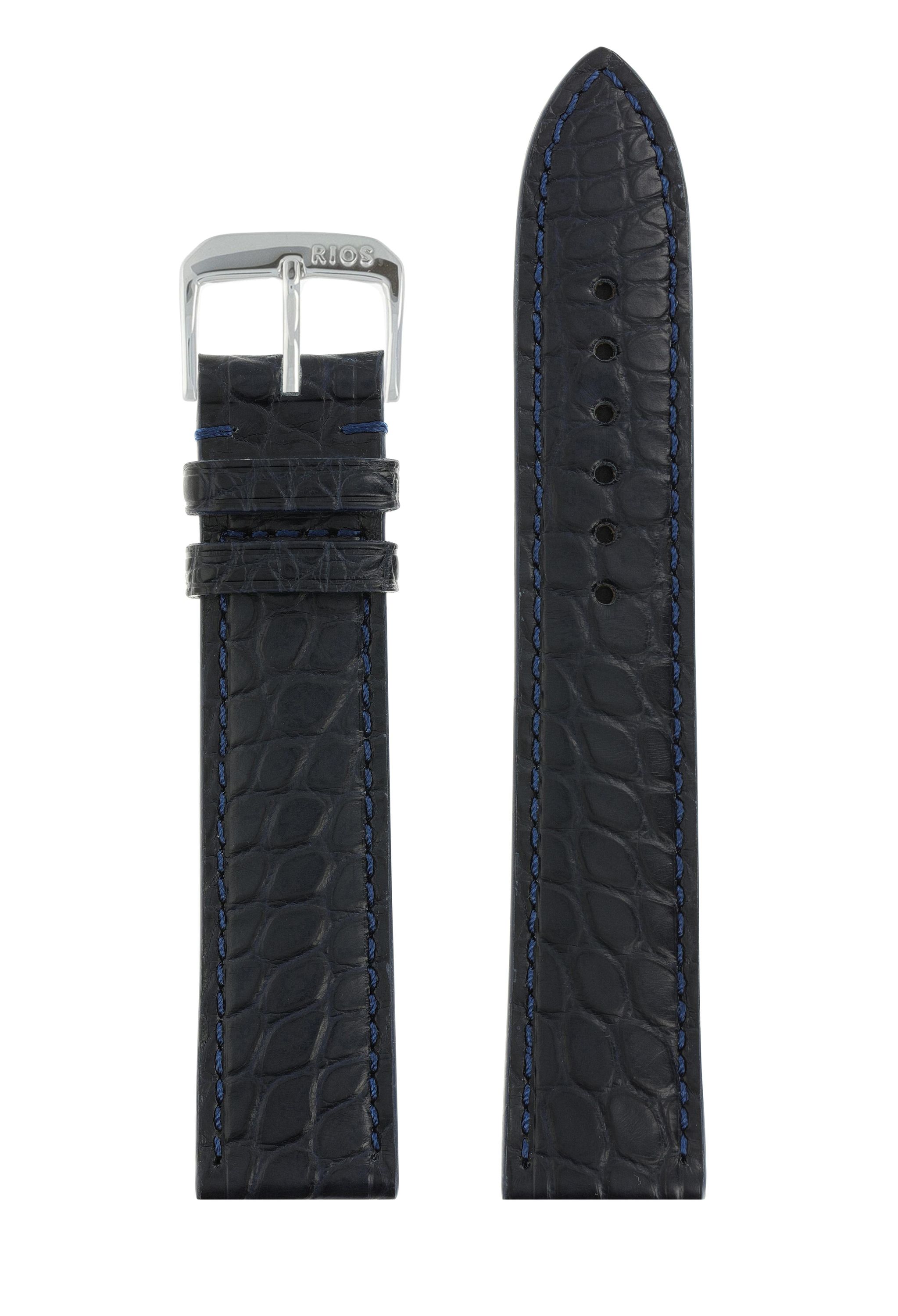 Horlogeband Prestige donkerblauw | passend voor Zenith