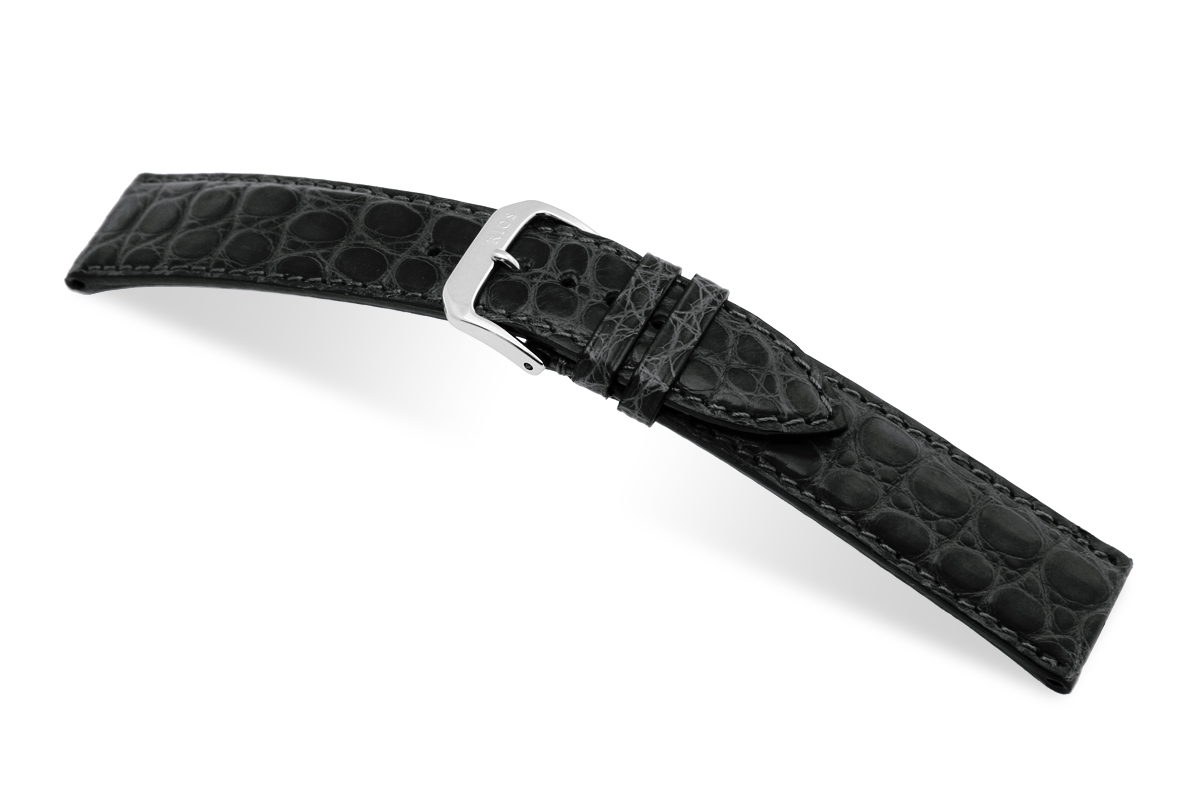 Horlogeband Prestige zwart | passend voor Longines 