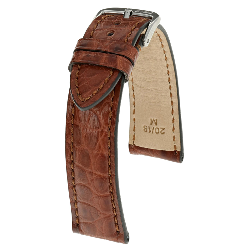 Horlogeband Imperial mahagoni | voor Zenith
