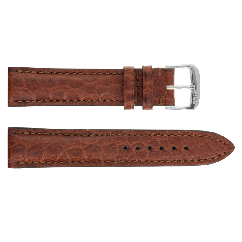 Horlogeband Imperial mahagoni | voor Zenith
