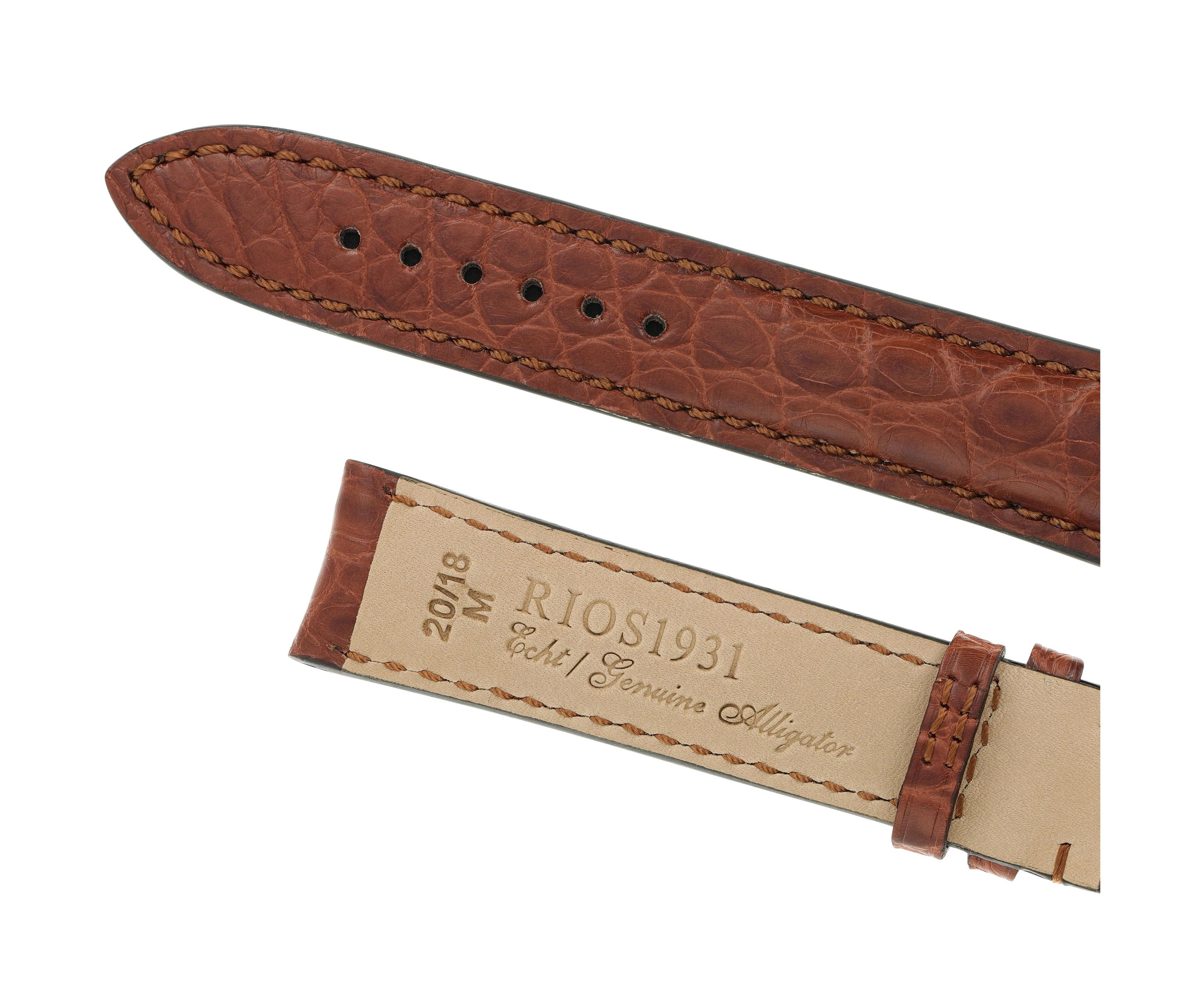 Horlogeband Imperial mahagoni | voor Frederique Constant