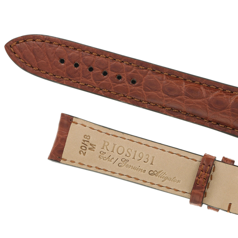 Horlogeband Imperial mahagoni | voor Zenith