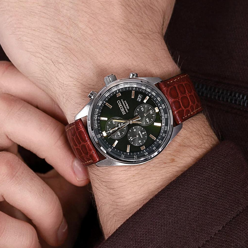 Horlogeband Imperial mahagoni | voor Zenith