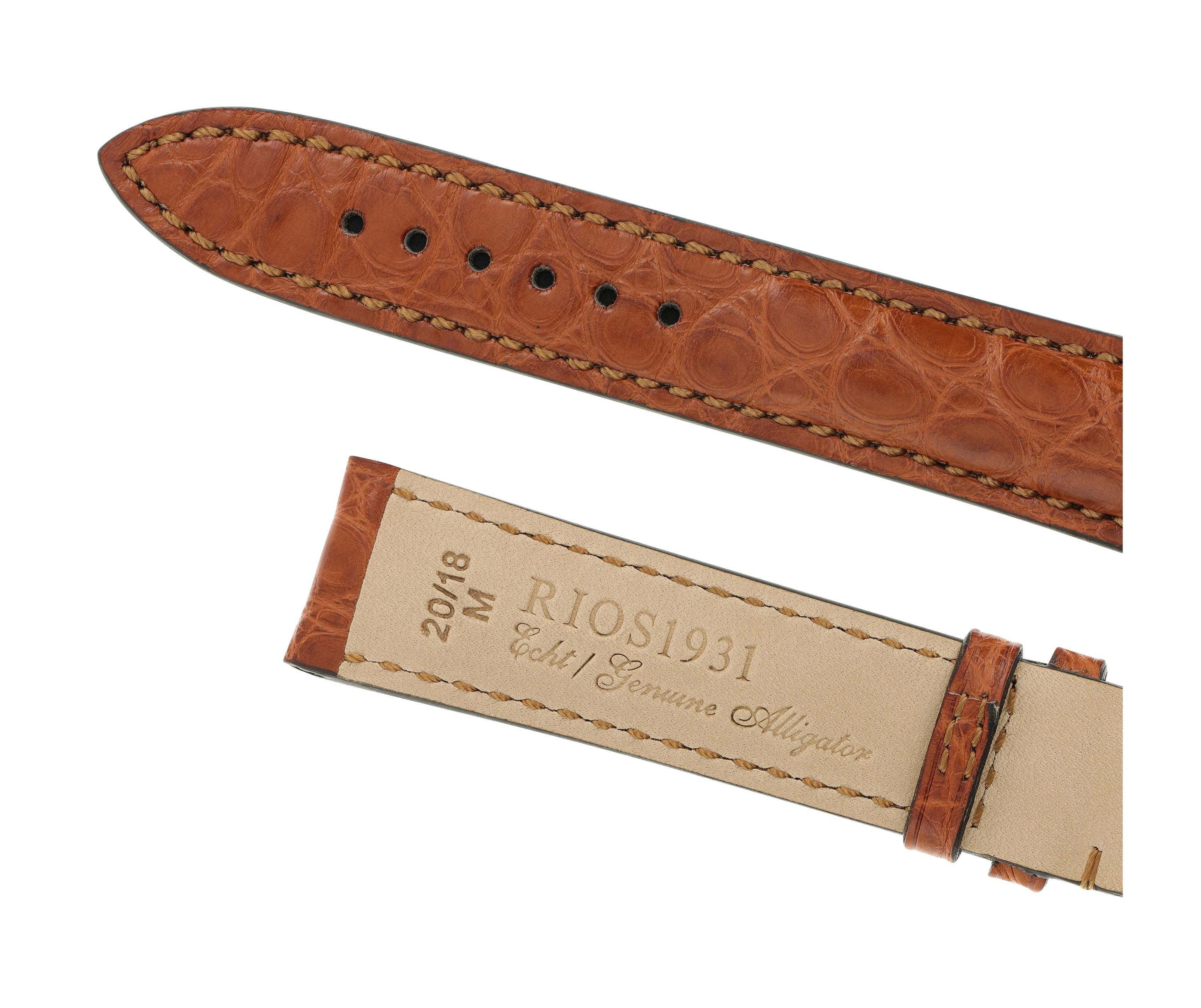 Horlogeband Imperial cognac | voor Maurice Lacroix