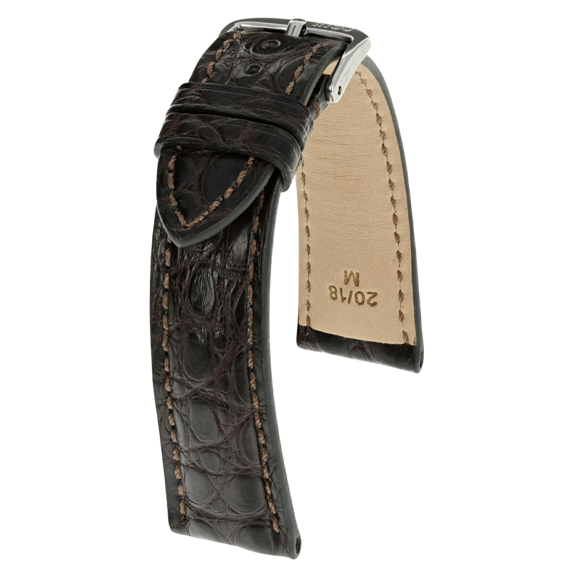 Horlogeband Imperial donkerbruin | voor Jaeger Le Coultre