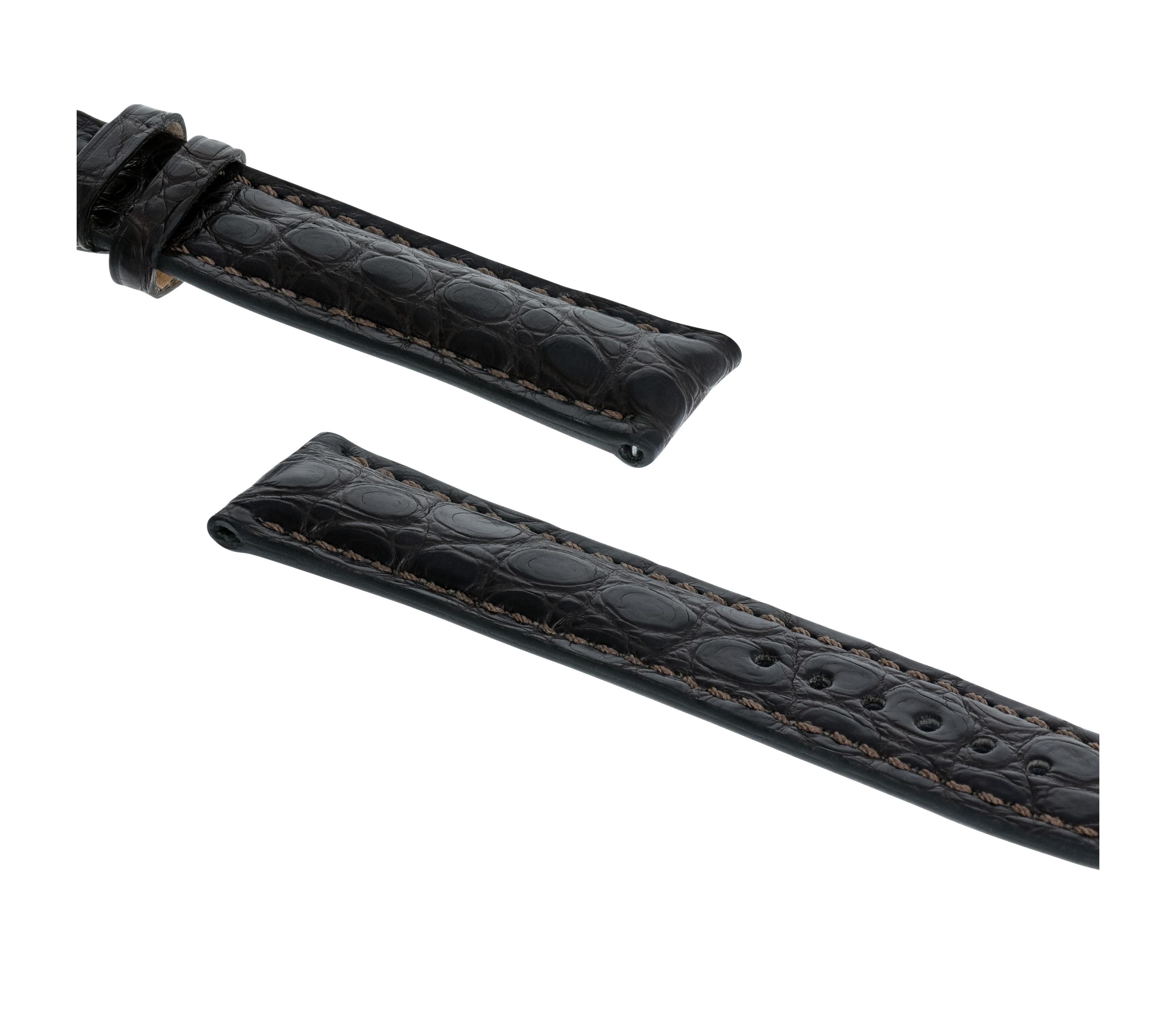 Horlogeband Imperial donkerbruin | voor Jaeger Le Coultre