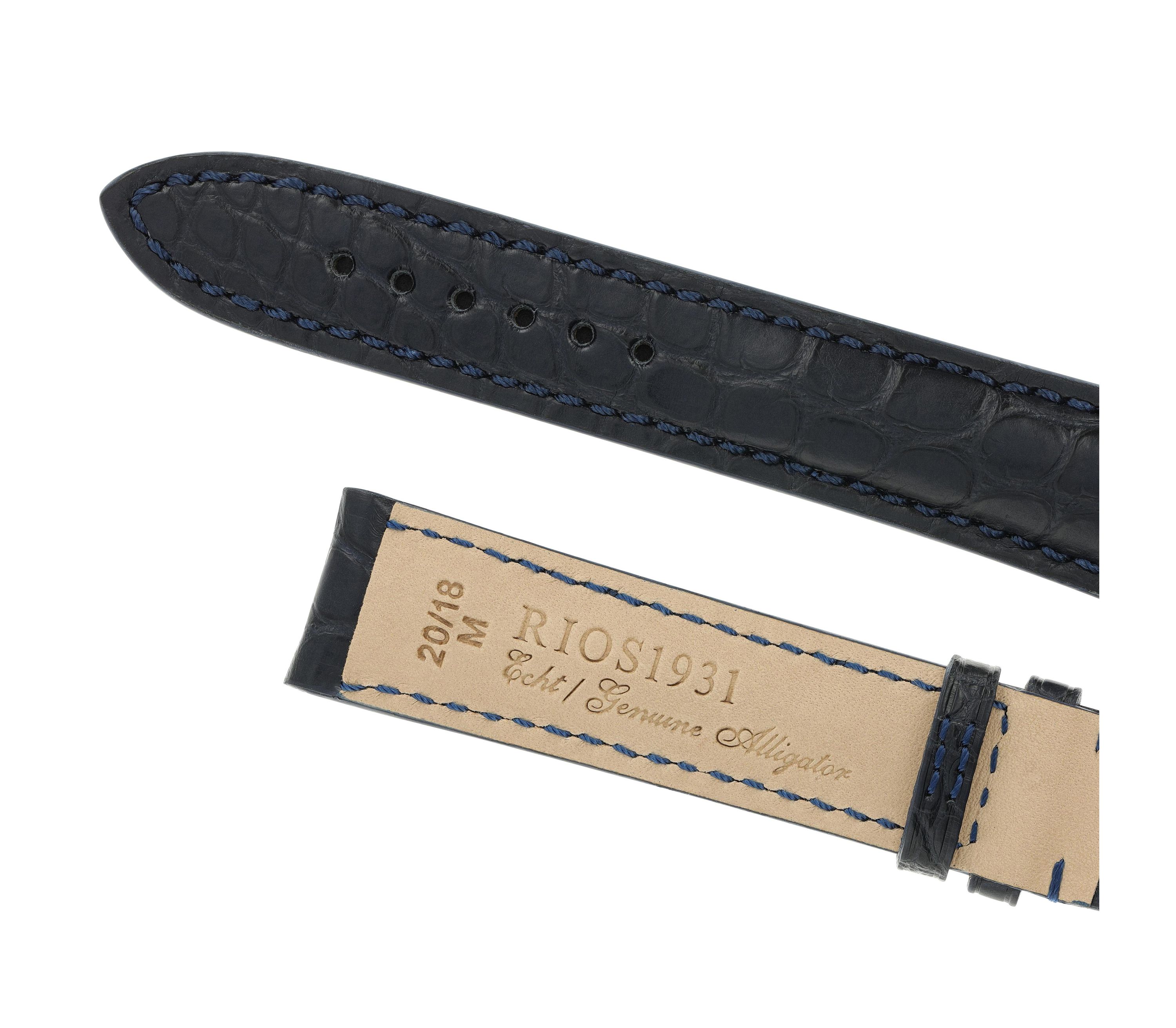 Horlogeband Imperial donkerblauw | voor Jaeger Le Coultre