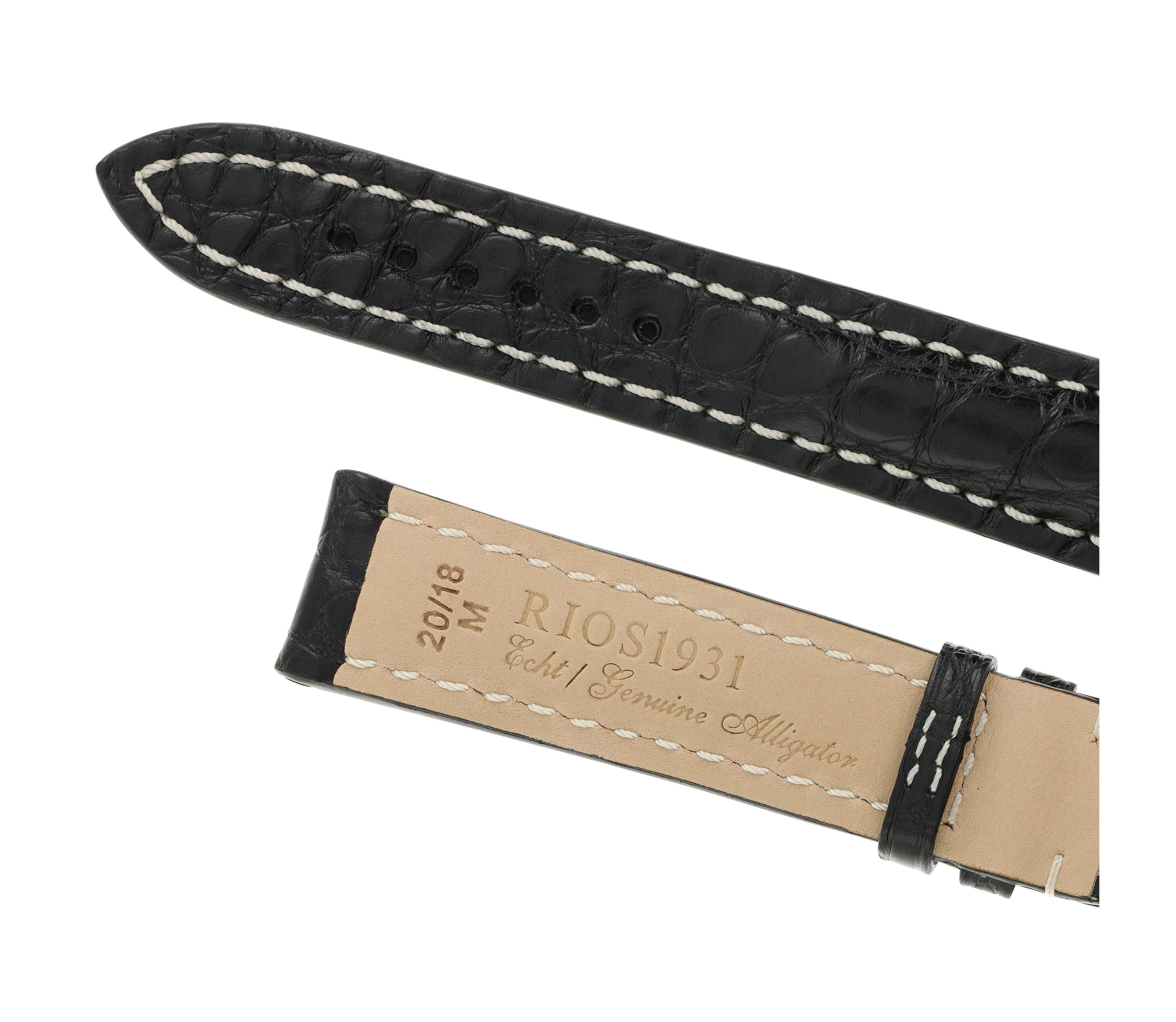 Horlogeband Ambassador zwart | voor Alpina