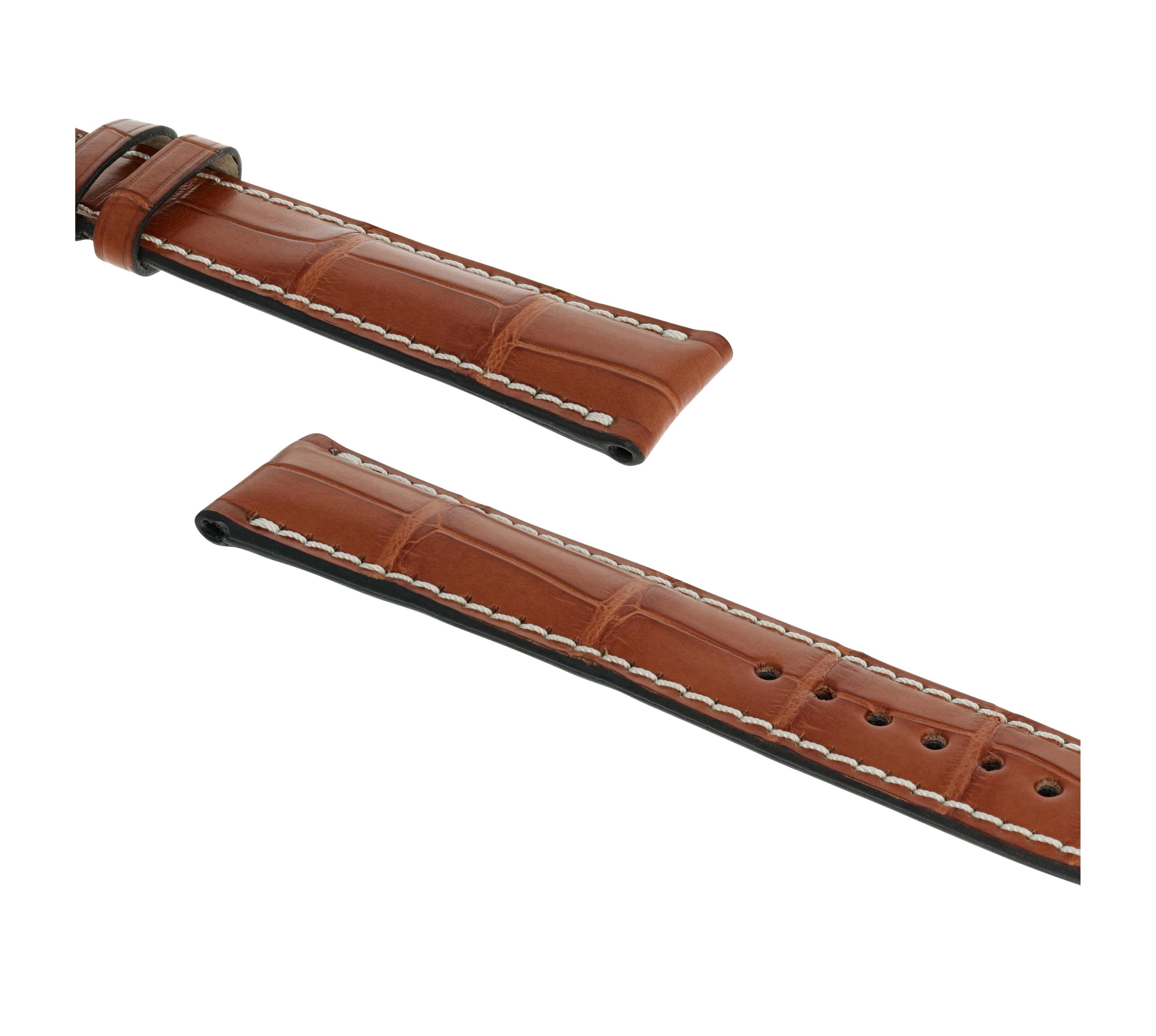 Horlogeband Connoisseur cognac | Voor IWC