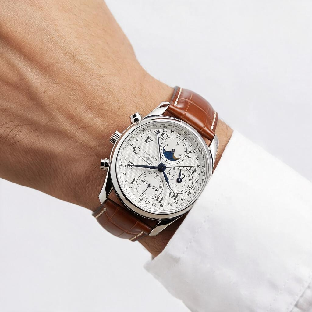Horlogeband Connoisseur cognac | Voor Chronoswiss
