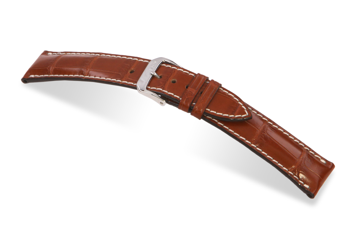Horlogeband Connoisseur cognac | Voor IWC 