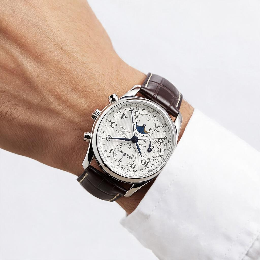 Horlogeband Connoisseur donkerbruin | Voor Chronoswiss