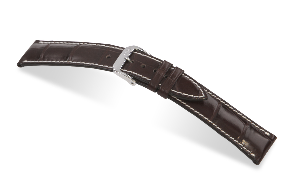 Horlogeband Connoisseur donkerbruin | Voor IWC 