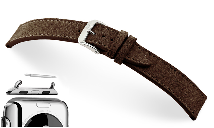 Horlogebandje Franklin bruin | voor Apple watch 