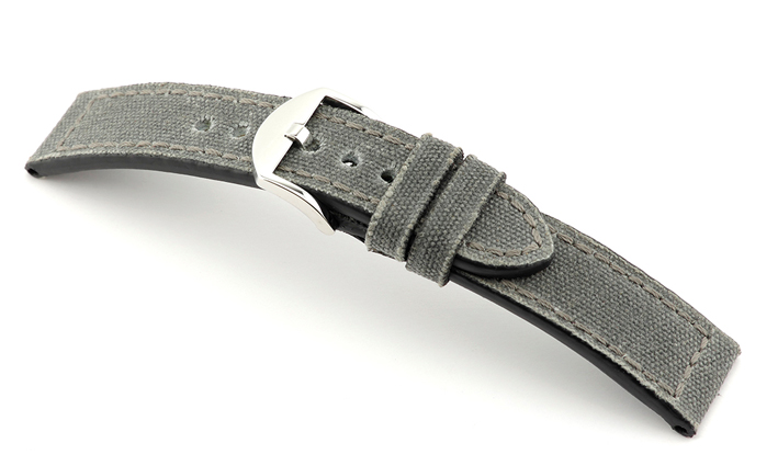 Horlogeband virginia grijs | voor Hamilton 