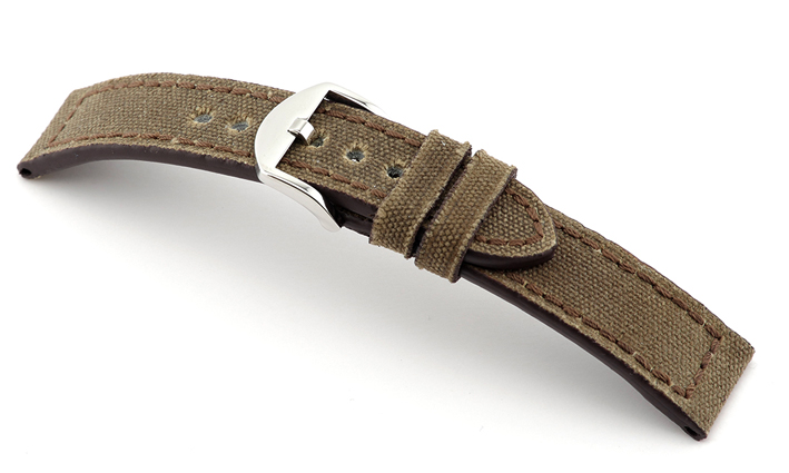 Horlogeband virginia bruin | voor Oris 