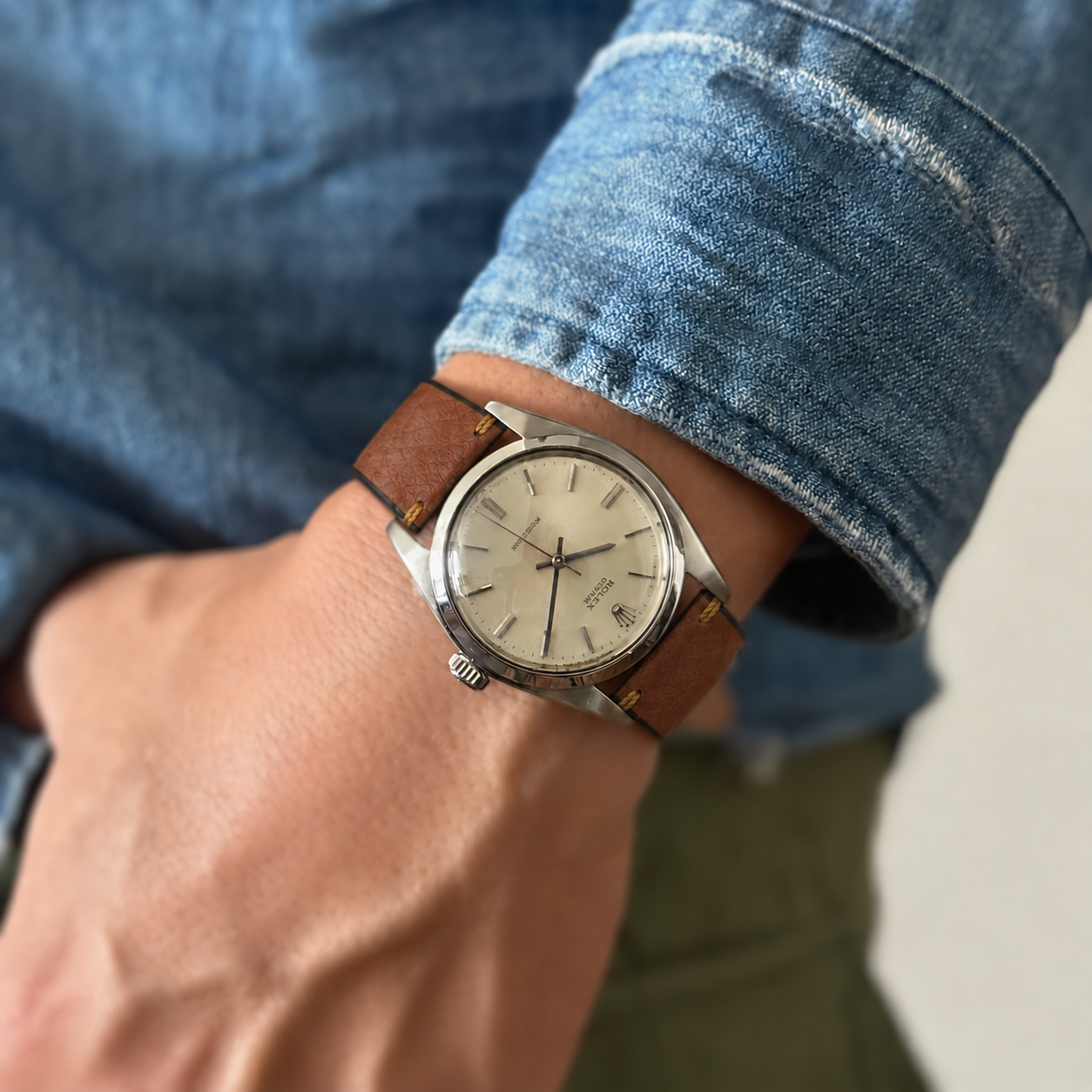 Horlogeband Mittenwald cognac | Gecertificeerd Bioleer