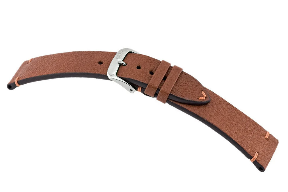 Horlogeband Mittenwald cognac | Gecertificeerd Bioleer 