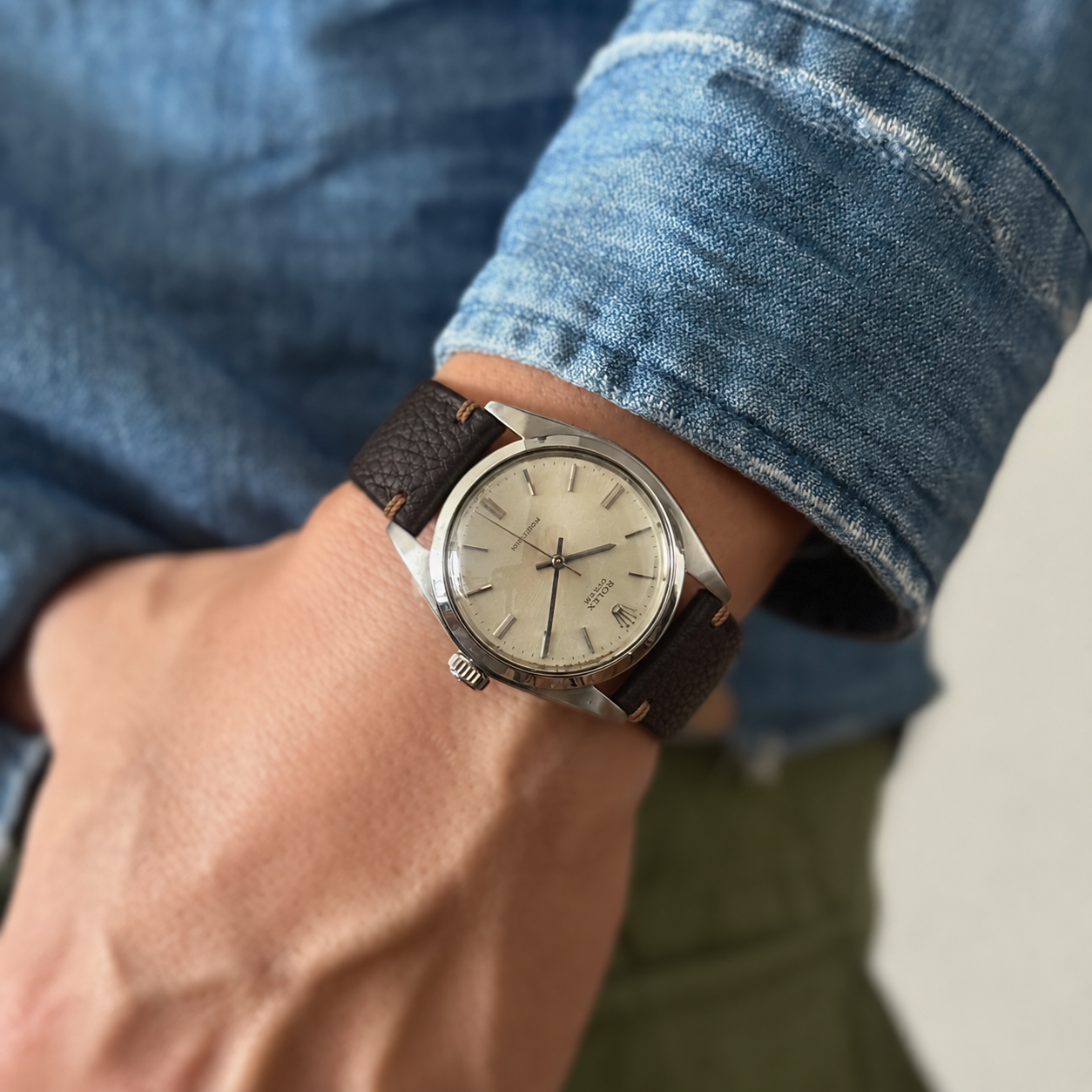 Horlogeband Mittenwald donkerbruin | Gecertificeerd Bioleer