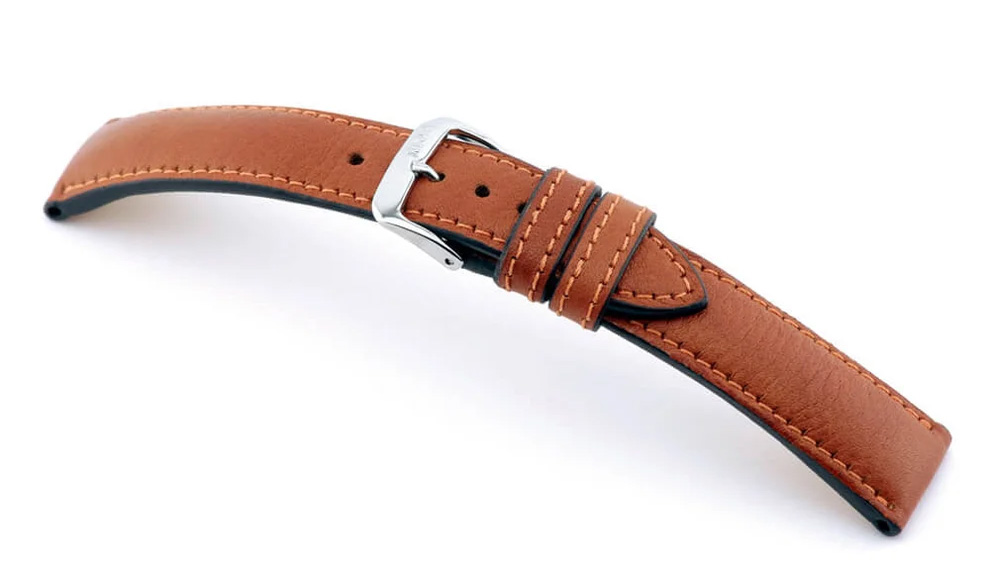 Horlogeband Garmisch cognac | Gecertificeerd Bioleer