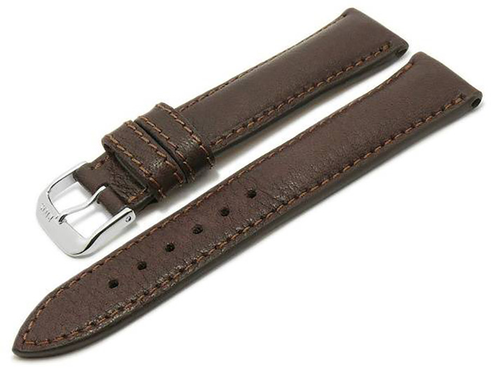 Horlogeband Garmisch donkerbruin | Gecertificeerd Bioleer