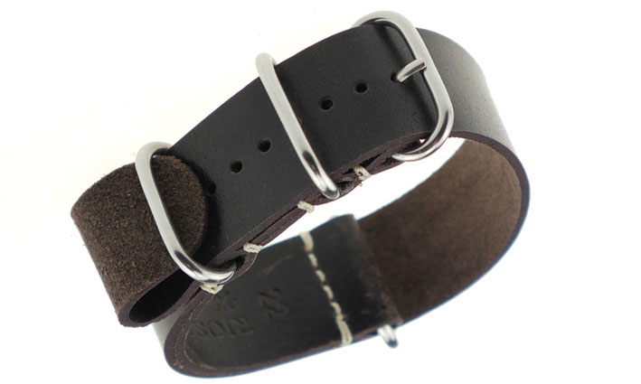 Nato Strap Brussels donkerbruin | de Horlogebanden Specialist 