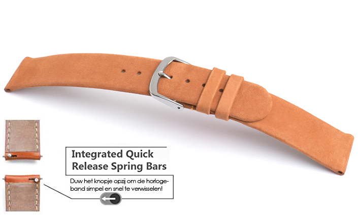 Horlogeband Tennessee oranje | voor Ticwatch