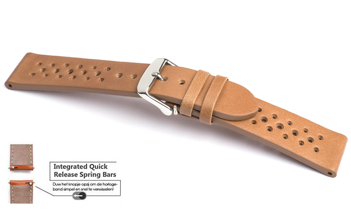 Horlogeband Fargo Golf cognac | voor LG 