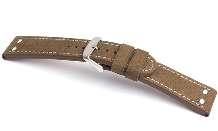 Horlogeband Flieger 2X2 cognac | voor TW Steel 