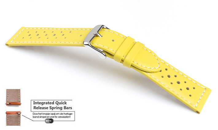 Horlogebandje Chur 246 geel | voor Sony 