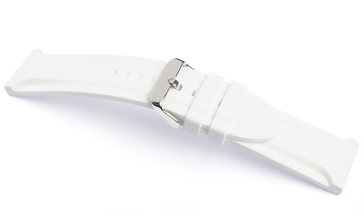 Horlogeband Silicone Jumbo wit | de Horlogebanden Specialist 